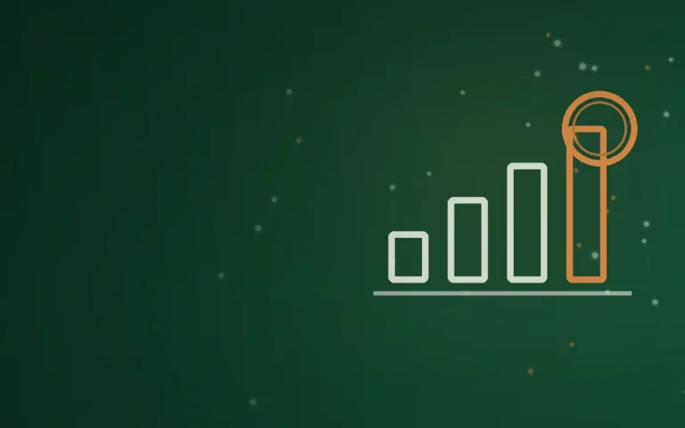 Rising bar chart of digital marketing spend for a small business