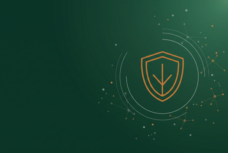 Orange shield outline icon on dark green, showing bot protection blocking Googlebot