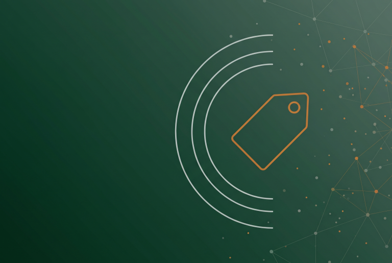 Outline price tag icon on dark green, illustrating Google AI Mode advert pricing